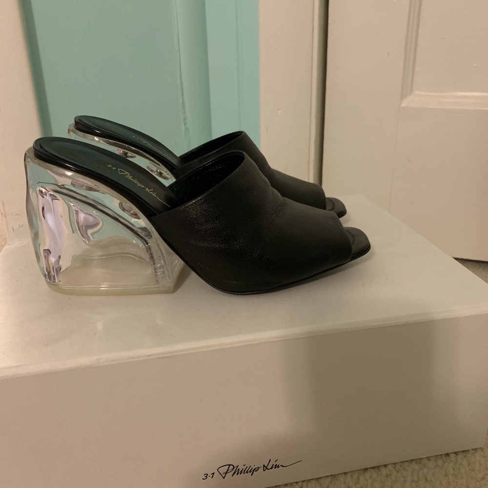 BNIB 3.1 Phillip Lim Open Toe Mule, Black, 36